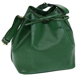 Louis Vuitton-LOUIS VUITTON Epi Petit Noe Shoulder Bag Green M44104 LV Auth ep3740-Green