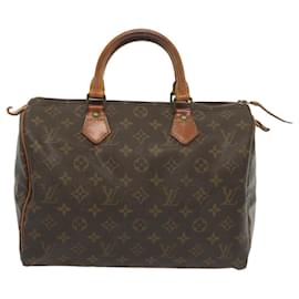 Louis Vuitton-Louis Vuitton Monogram Speedy 30 Hand Bag M41526 LV Auth 68879-Monogram