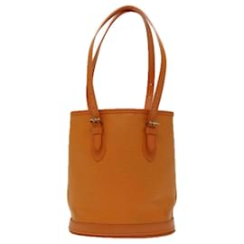 Louis Vuitton-LOUIS VUITTON Epi Bucket PM Shoulder Bag Orange Mandarin M5899H LV Auth 69023A-Other,Orange