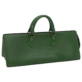 Louis Vuitton-LOUIS VUITTON Epi Sac Triangle Hand Bag Green M52094 LV Auth 69016-Green