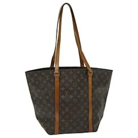 Louis Vuitton-LOUIS VUITTON Monogram Sac Shopping Tote Bag M51108 Auth LV 69471-Monogramme