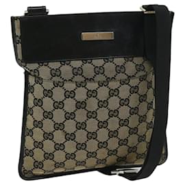 Gucci-GUCCI GG Canvas Shoulder Bag Beige 019 0348 auth 69364-Beige