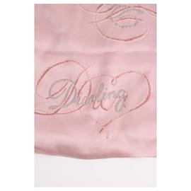 Dior-Estola de seda-Rosa
