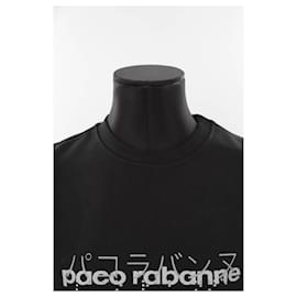 Paco Rabanne-MAGLIA DI COTONE-Nero