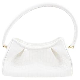 Autre Marque-Leather Handbag-White