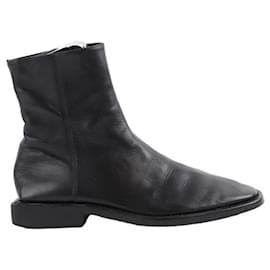 Balenciaga-Boots en cuir-Noir