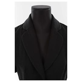 Dior-Chaqueta de algodón con barra-Negro