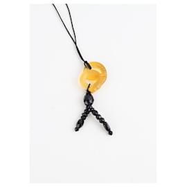 Lalique-Collier en perles-Noir