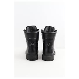 Moncler-Boots en cuir-Noir