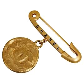 Chanel-Spilla da balia con moneta CC-D'oro