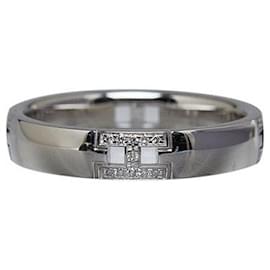 Hermès-18k Ever Herakles Diamond Wedding Ring-Silvery