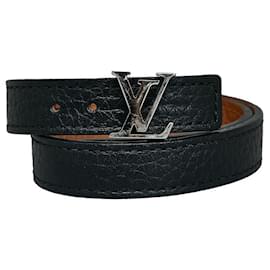 Louis Vuitton-Bracelet réversible LV Initiales-Noir