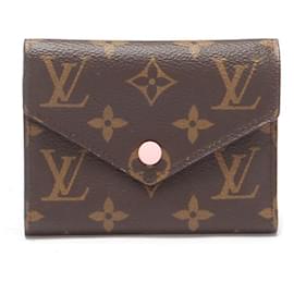 Louis Vuitton-Portafoglio Victorine con monogramma-Marrone