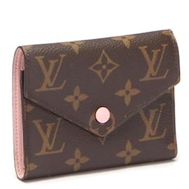 Louis Vuitton-Portafoglio Victorine con monogramma-Marrone