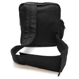 Prada-Tessuto Zip Messenger Shoulder Bag-Black