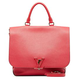 Louis Vuitton-Leather Volta Handbag-Red
