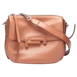Tod's-lined T Crossbody Bag-Brown