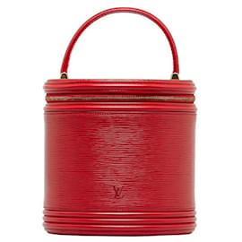 Louis Vuitton-Estojo Epi Cannes Vanity-Vermelho