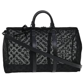 Louis Vuitton-Louis Vuitton Keepall Bandouliere 50-Black