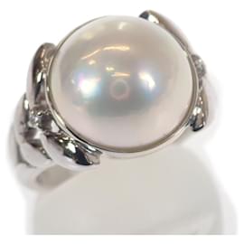 Tasaki-18K Perlenring-Silber