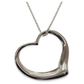 Tiffany & Co-Collana in argento a cuore aperto-Argento