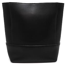 Bottega Veneta-Leather Bucket Bag-Black