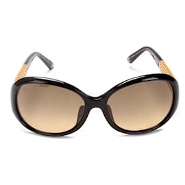 Gucci-Übergroße getönte Sonnenbrille-Schwarz