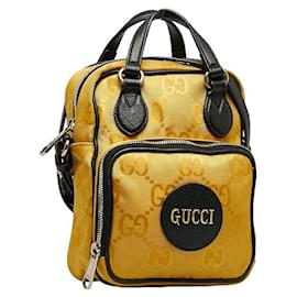 Gucci-GG Econyl Off The Grid Crossbody Bag-Yellow