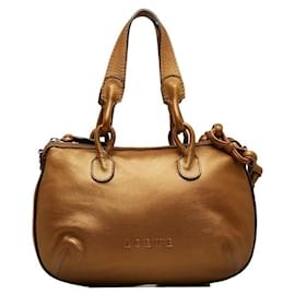 Loewe-Leather Handbag-Brown