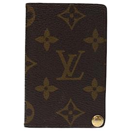 Louis Vuitton-Louis Vuitton Porte carte simple-Marron