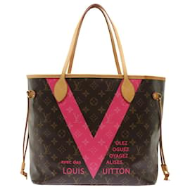 Louis Vuitton-Louis Vuitton Neverfull MM-Marrone