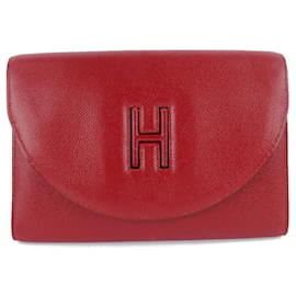 Hermès-Pochette H Gaine-Rouge