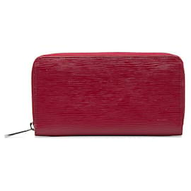 Louis Vuitton-Portafoglio Epi Zippy-Rosso