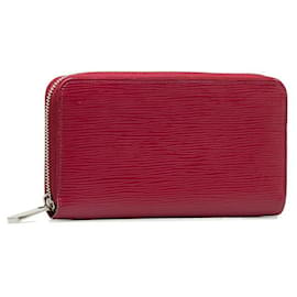 Louis Vuitton-Portafoglio Epi Zippy-Rosso