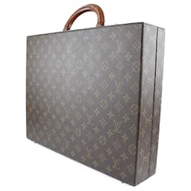 Louis Vuitton-Crusher Businesstasche mit Monogramm-Braun