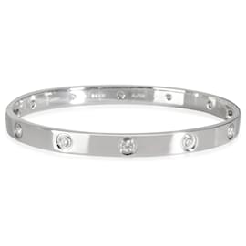 Cartier-Cartier Love Bracelet with Diamonds in 18K white gold 0.96 ctw-Other