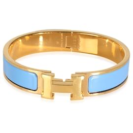 Hermès-Hermès Clic H Light Blue Bracelet-Other