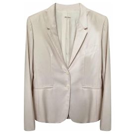 Hermès Laufstegjacke Weiß Beige Roh
