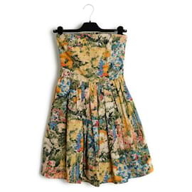Red Valentino-Valentino Red FR34/36 Floral Bustier Dress-Multiple colors
