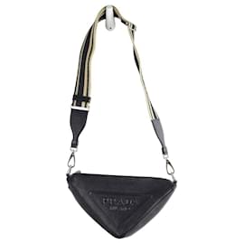 Prada-Leather shoulder handbag-Black