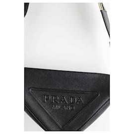 Prada-Leather shoulder handbag-Black