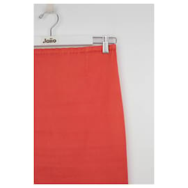 Stouls-Leather skirt-Orange