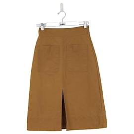Soeur-cotton skirt-Brown