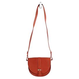 SéZane-Leather Shoulder Bag-Brown