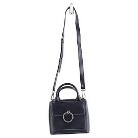Claudie Pierlot Bolsa de ombro de couro Azul