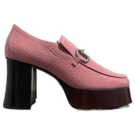 Gucci-GUCCI  Flats T.it 41 leather-Pink