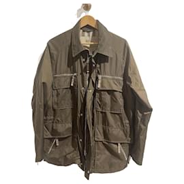 Burberry-BURBERRY  Jackets T.International XL Polyester-Khaki