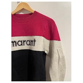 Isabel Marant Etoile-ISABEL MARANT ETOILE Punto Camiseta.Algodón Internacional XS-Roja