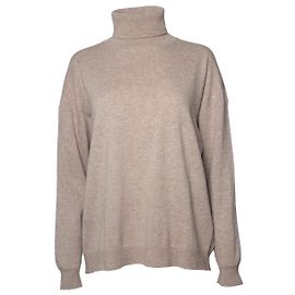 closed, beige cashmere blend turtle neck Other