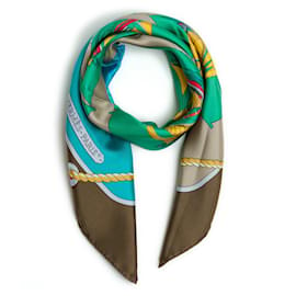 Hermès-Sciarpe di Seta-Multicolore